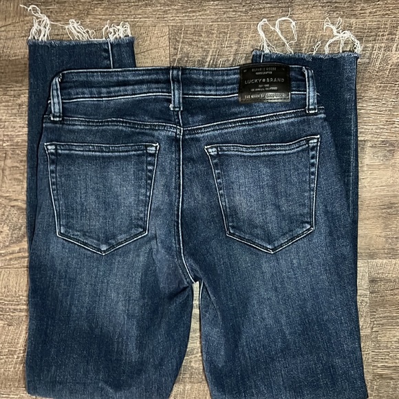 Lucky Brand Lolita Skinny Raw Hem Ankle Skinny Jeans - Picture 4 of 4